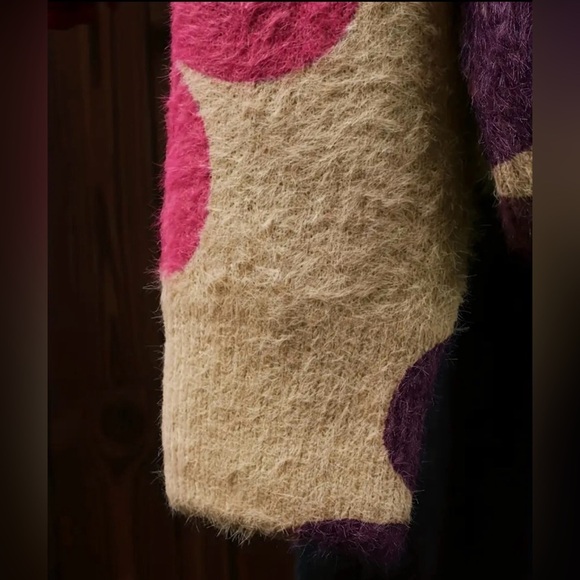 Floral Patterned Women's Sweater - Picture 7 of 9